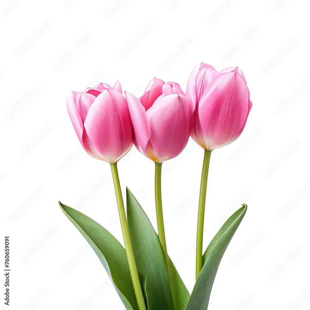pink tulip flowers isolated on the transparent background pink tulip flowers isolated on the transparent background