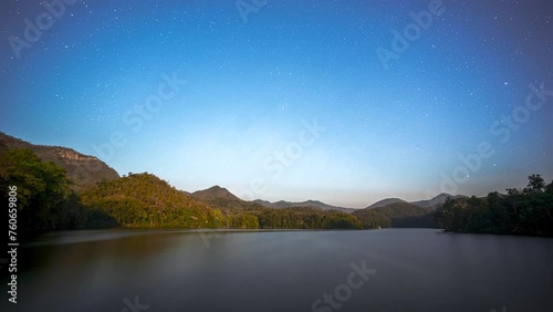 Time Laps of milky way galaxy stars,Astro photography.