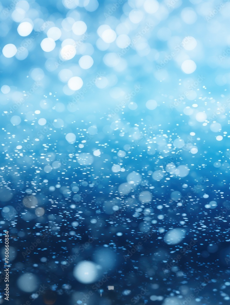 Azure christmas background with background dots, in the style of cosmic landscape