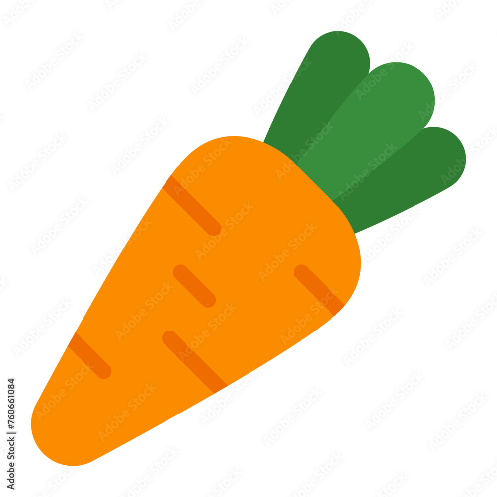 Carrot flat icon Carrot flat icon