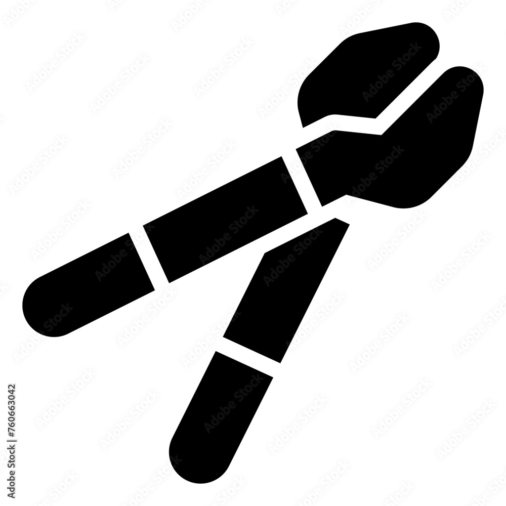 Scissor glyph icon Scissor glyph icon
