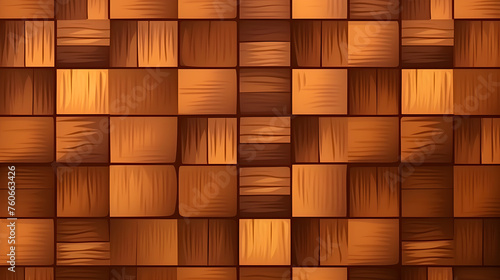 The pixelated scenery features a realistic wood design  complete with shadows and highlights that enhance its dimension and authenticity  beautifully showcasing the complexities of wood grains.
