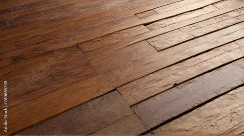 Warm Wooden Flooring with a Closeup View