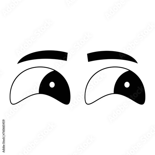Expression Eye Illustration