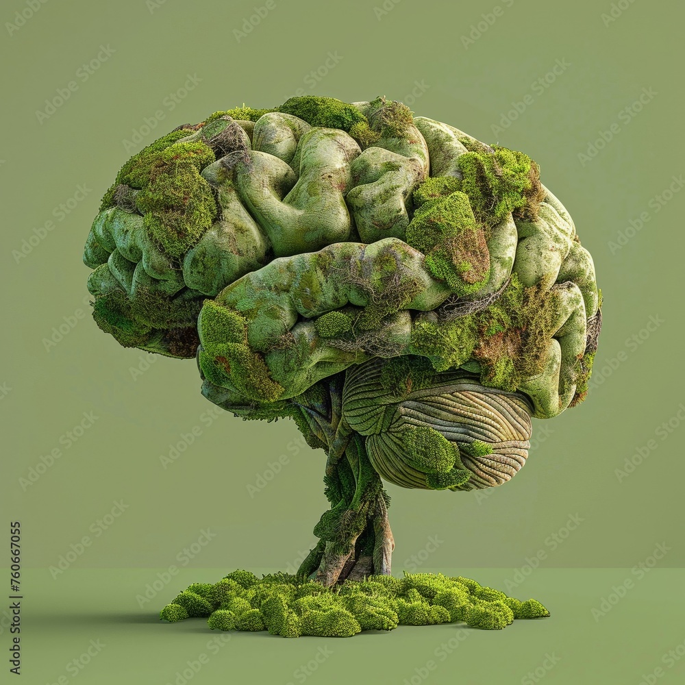 The 3D human heart made of moss, in the style of surrealist anatomy, medicalcore, photorealistic detail, muted tones, symbolic still-lifes, realistic anatomies The 3D human heart made of moss, in the style of surrealist anatomy, medicalcore, photorealistic detail, muted tones, symbolic still-lifes, realistic anatomies