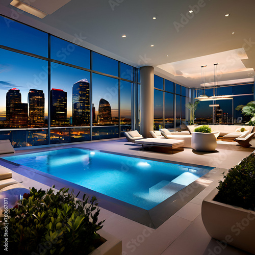 luxury swimming pool