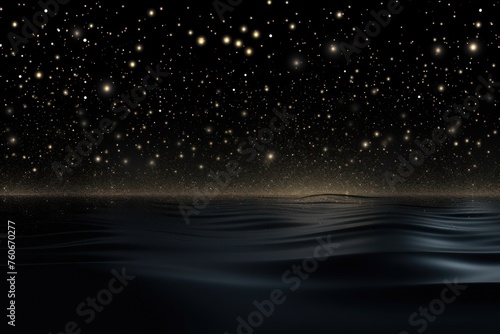 Black christmas background with background dots, in the style of cosmic landscape