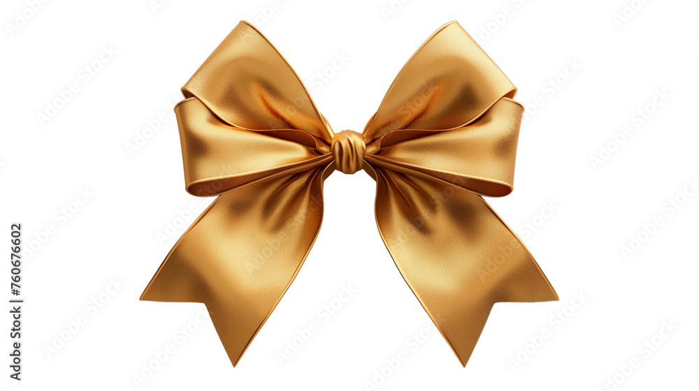 Gold, Yellow bow and ribbon isolated on transparent background Gold, Yellow bow and ribbon isolated on transparent background