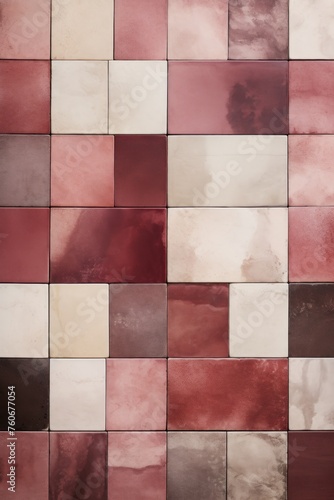 Burgundy marble tile tile colors stone look  in the style of mosaic pop art