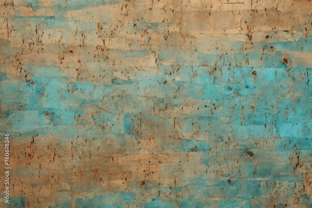 Cyan cork wallpaper texture, cork background