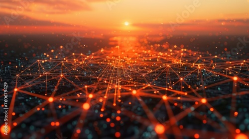  A big data network that connects people Locations around the world offer the flow of information, connectivity, and possibilities of technology. 