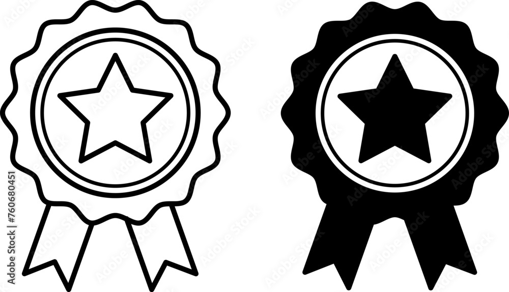 Quality Icons. Black and White Vector Icons. Award, Medal, Certified, Approved, Quality Mark. Core Values Concept Quality Icons. Black and White Vector Icons. Award, Medal, Certified, Approved, Quality Mark. Core Values Concept