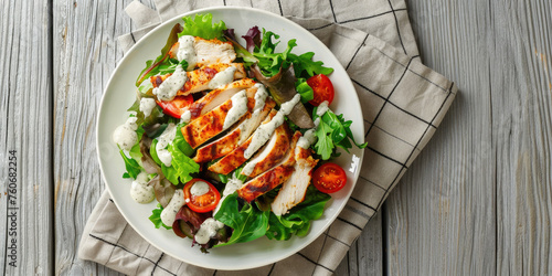 Grilled Chicken Salad with ...