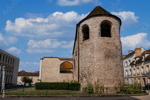 Former priory of Saint-Sauveur (Le prieure Saint-Sauveur): Crypts from X century, church modified in XII century, convent in XVI century. Melun, Seine-et-Marne department, Ile-de-France region, France photo