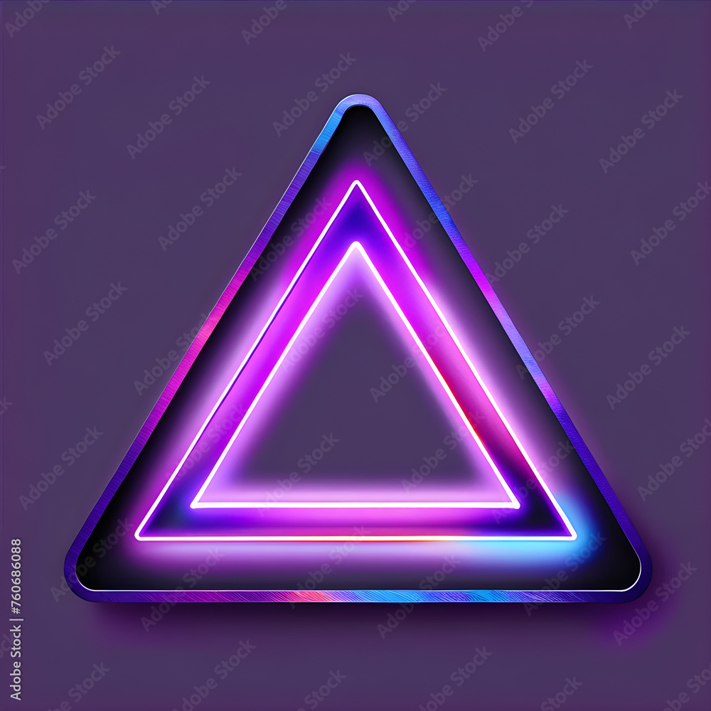 Royal Radiance: Exploring the Artistry of Purple Neon Triangles(Generative AI) Royal Radiance: Exploring the Artistry of Purple Neon Triangles(Generative AI)