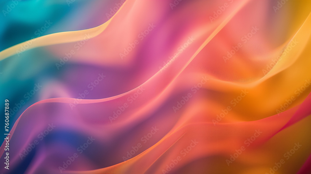 Abstract background with colorful waves