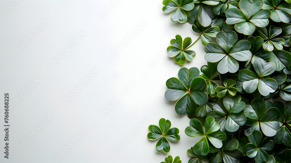white background with green leaves white background with green leaves