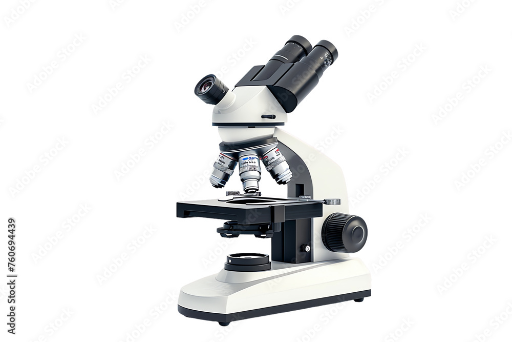 microscope isolated on transparent background microscope isolated on transparent background