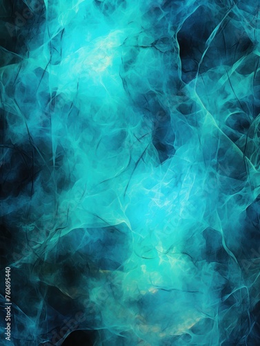 Cyan ghost web background image, in the style of cosmic graffiti