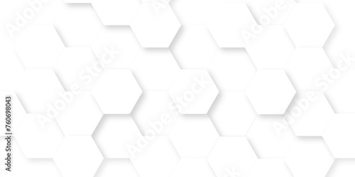Fototapeta Naklejka Na Ścianę i Meble -  Abstract background with squares. Background with hexagons. Abstract background with lines. white texture background. white and hexagon abstract background. white paper texture and futuristic.