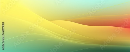 Green and yellow ombre background, in the style of delicate lines, shaped canvas