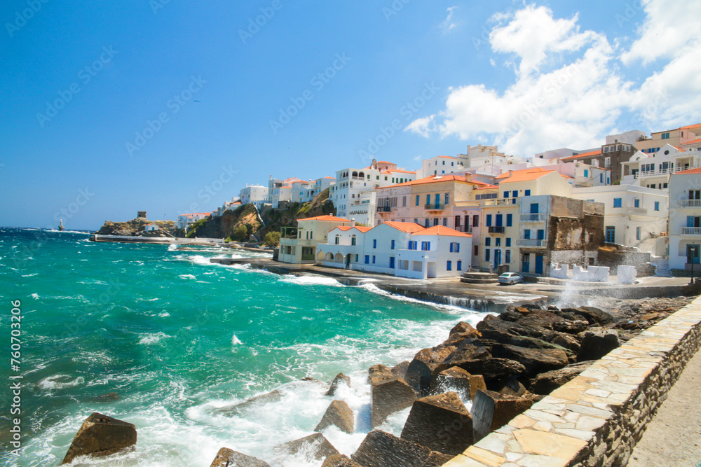 andros island greece, andros city capital of the island