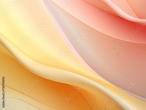 Ivory and yellow ombre background, in the style of delicate lines, shaped canvas