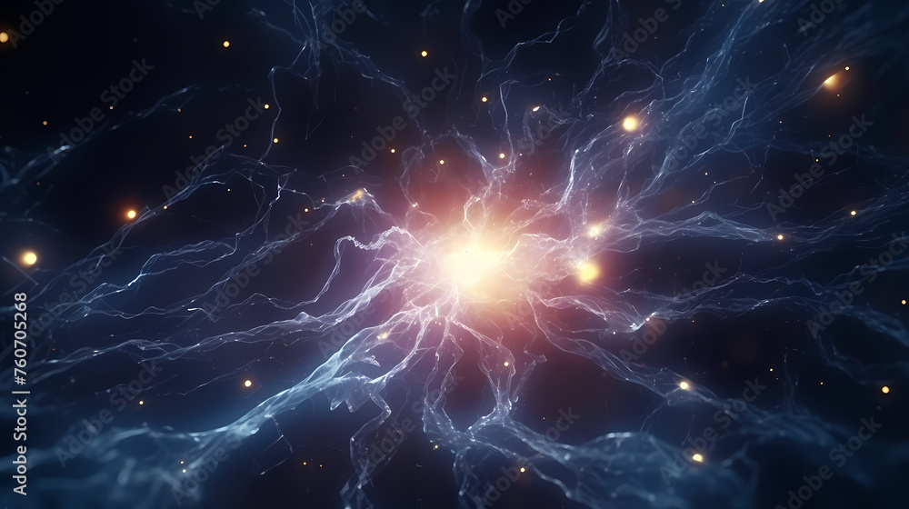 Energy explosion, futuristic abstract digital art background Energy explosion, futuristic abstract digital art background