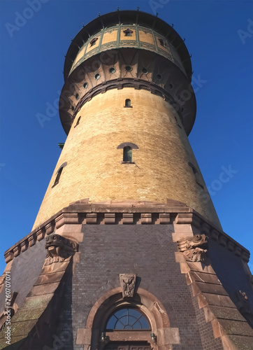 Historic water tower in Halle (Saale) in Germany
