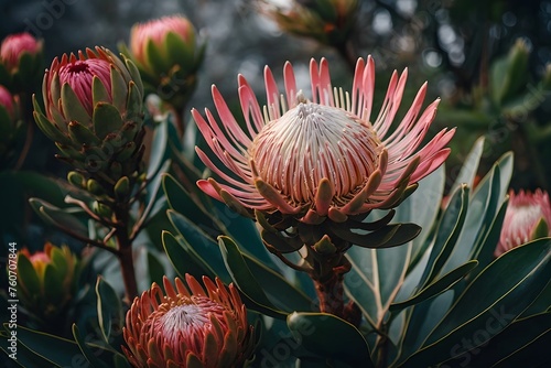 Protea, african plants, sugarbushes