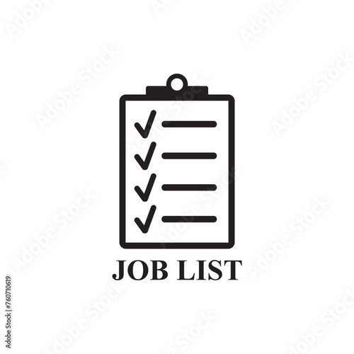 job list icon , clipboard icon © fiyu