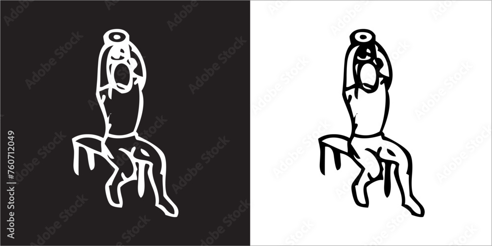  IIlustration Vector graphics of Workout Routine icon