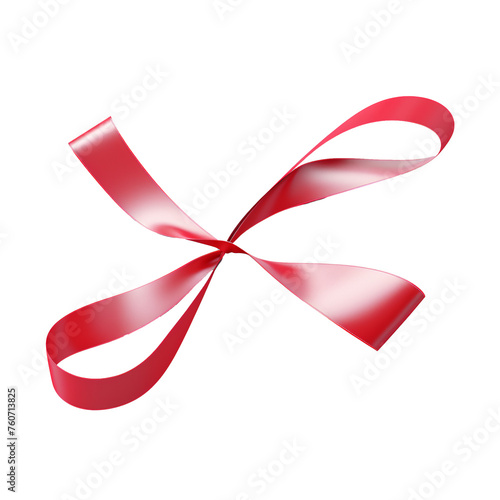 Making designs lively red ribbon element