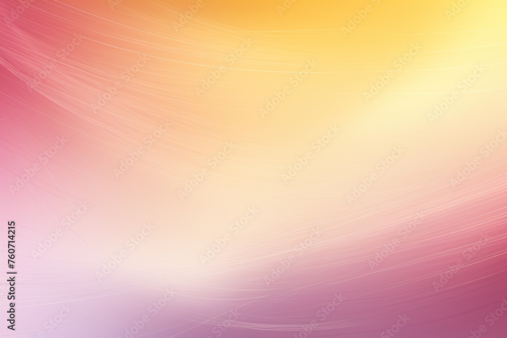 Lilac and yellow ombre background, in the style of delicate lines, shaped canvas