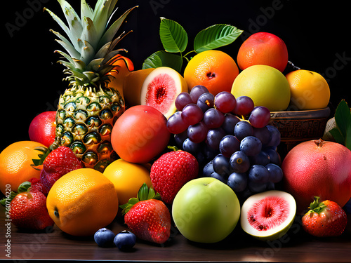 Different Types of Fresh Fruits 