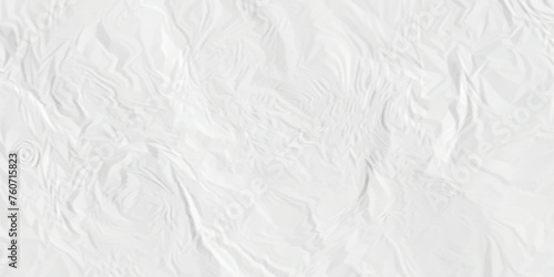 White crumpled paper texture. White wrinkled paper texture. White paper texture. White crumpled and top view textures can be used for background of text or any contents.