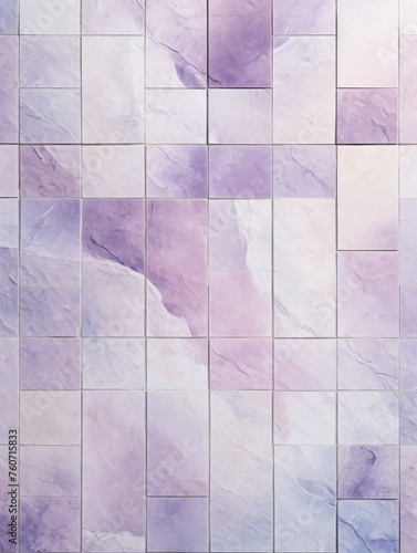 Lilac marble tile tile colors stone look, in the style of mosaic pop art