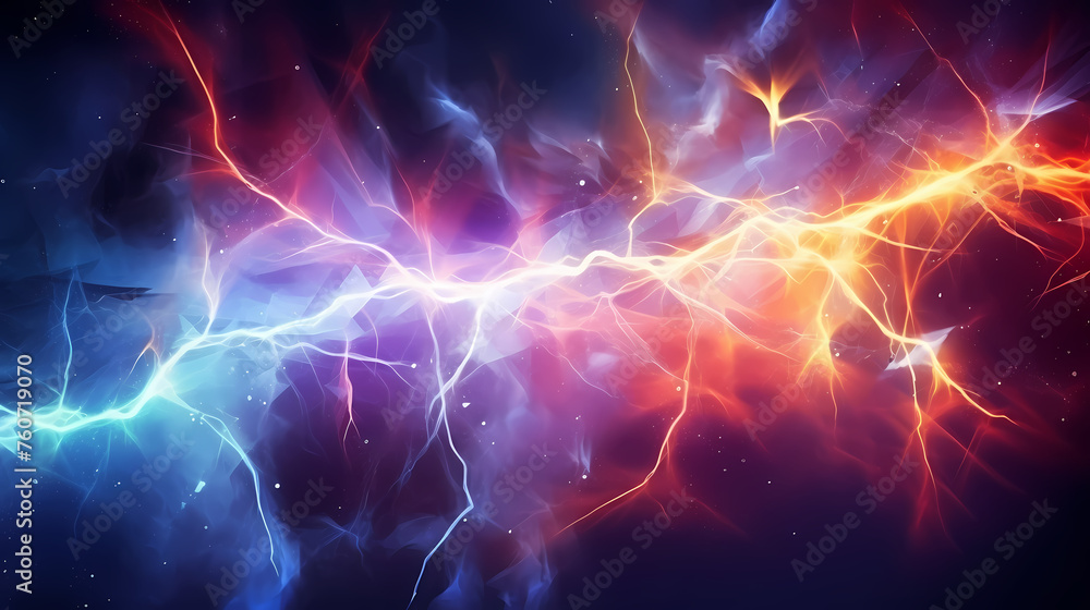 Energy lightning collision powerful illustration explosion background Energy lightning collision powerful illustration explosion background