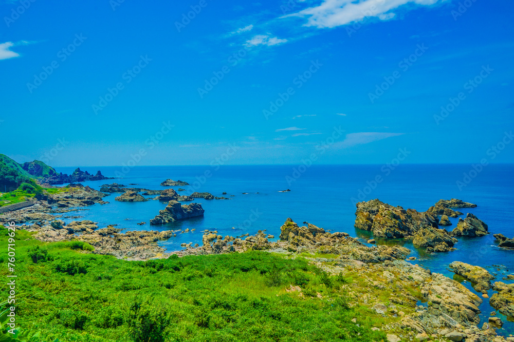 海岸線の岩場 海岸線の岩場