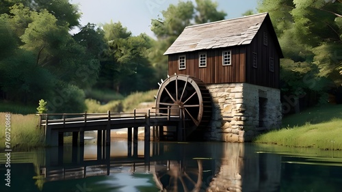 old wooden bridge