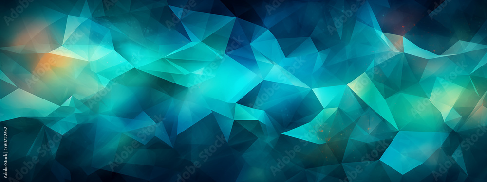 Obraz premium Ethereal Blue Geometric Abstract Background