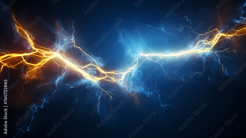 Energy lightning collision powerful illustration explosion background Energy lightning collision powerful illustration explosion background