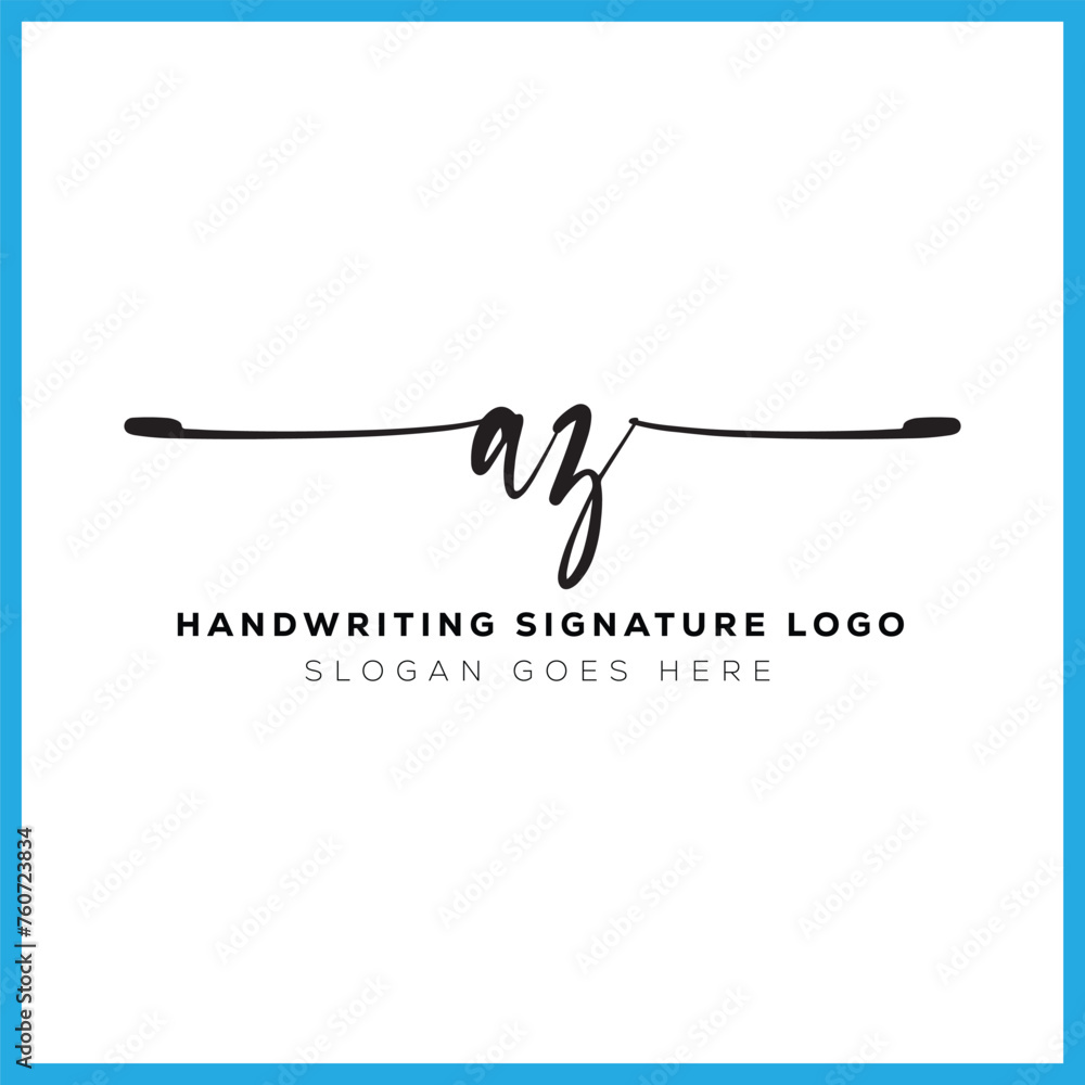 AZ initials Handwriting signature logo. A Hand drawn Calligraphy lettering Vector. AZ letter real estate, beauty, photography letter logo design. AZ initials Handwriting signature logo. A Hand drawn Calligraphy lettering Vector. AZ letter real estate, beauty, photography letter logo design.