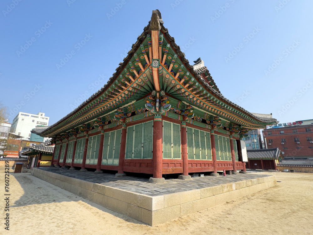 한국 조선시대 전통건축 한옥 기와집