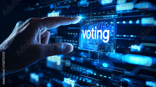 secure e voting concept