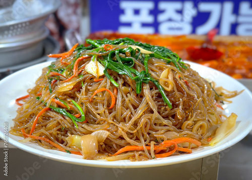 한국전통 재래시장 길거리 음식들