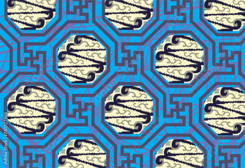 Batik Indonesian: is a technique of wax-resist dyeing applied to whole cloth, or cloth made using this technique originated from Indonesia.