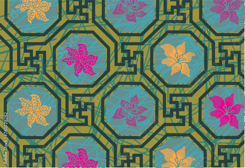Batik Indonesian: is a technique of wax-resist dyeing applied to whole cloth, or cloth made using this technique originated from Indonesia.