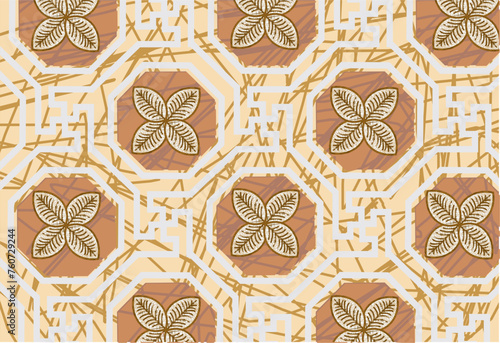 Batik Indonesian: is a technique of wax-resist dyeing applied to whole cloth, or cloth made using this technique originated from Indonesia.