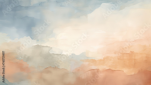 Pleasing abstract background with soft pastels, faded blues, and warm sepia tones, inspired by a nostalgic color palette, sense of sentimental beauty Background Ai Generative 